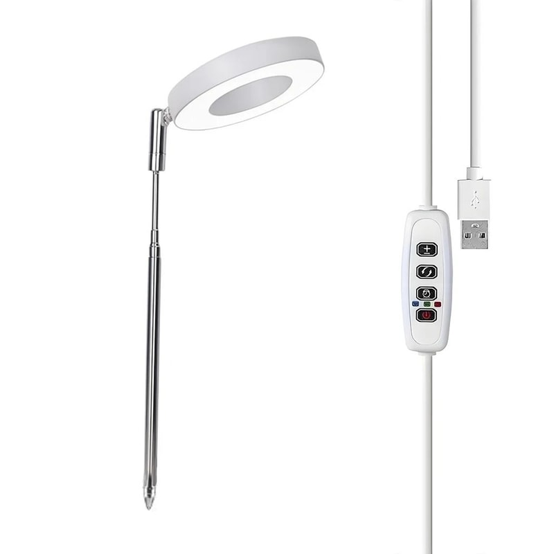 Full Spectrum LED Grow Light With Timer And Adjustable Height For Indoor Plants 4