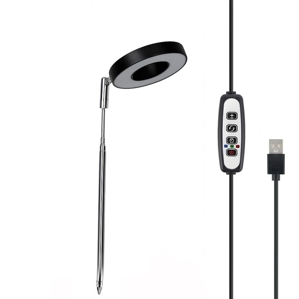 Full Spectrum LED Grow Light With Timer And Adjustable Height For Indoor Plants 5