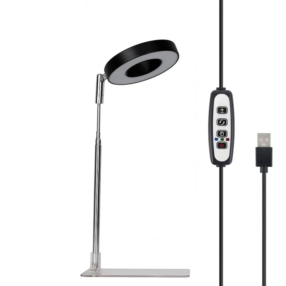 Full Spectrum LED Grow Light With Timer And Adjustable Height For Indoor Plants 6