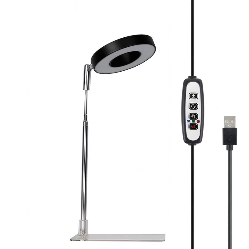 Full Spectrum LED Grow Light With Timer And Adjustable Height For Indoor Plants 6