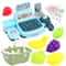 Kids Supermarket Cash Register Toy With Lights And Sound 8