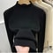 Womens Velvet Lined Turtleneck Sweater Warm Winter Knit Pullover 4