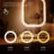 LED Makeup Mirror With Touch Control And 3 Color Lighting 3