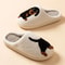 Womens Cute Dachshund Dog Indoor Slippers Warm Winter Cotton Shoes 1