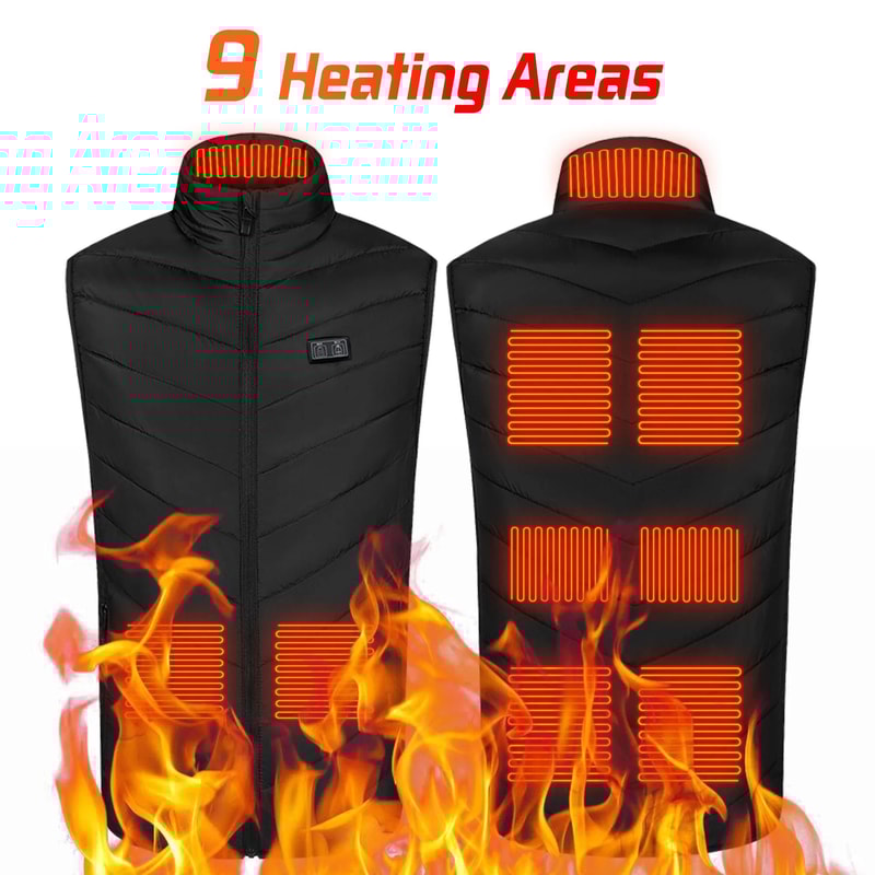 TODWARM Heated Vest Thermal Winter Jacket For Men And Women 3