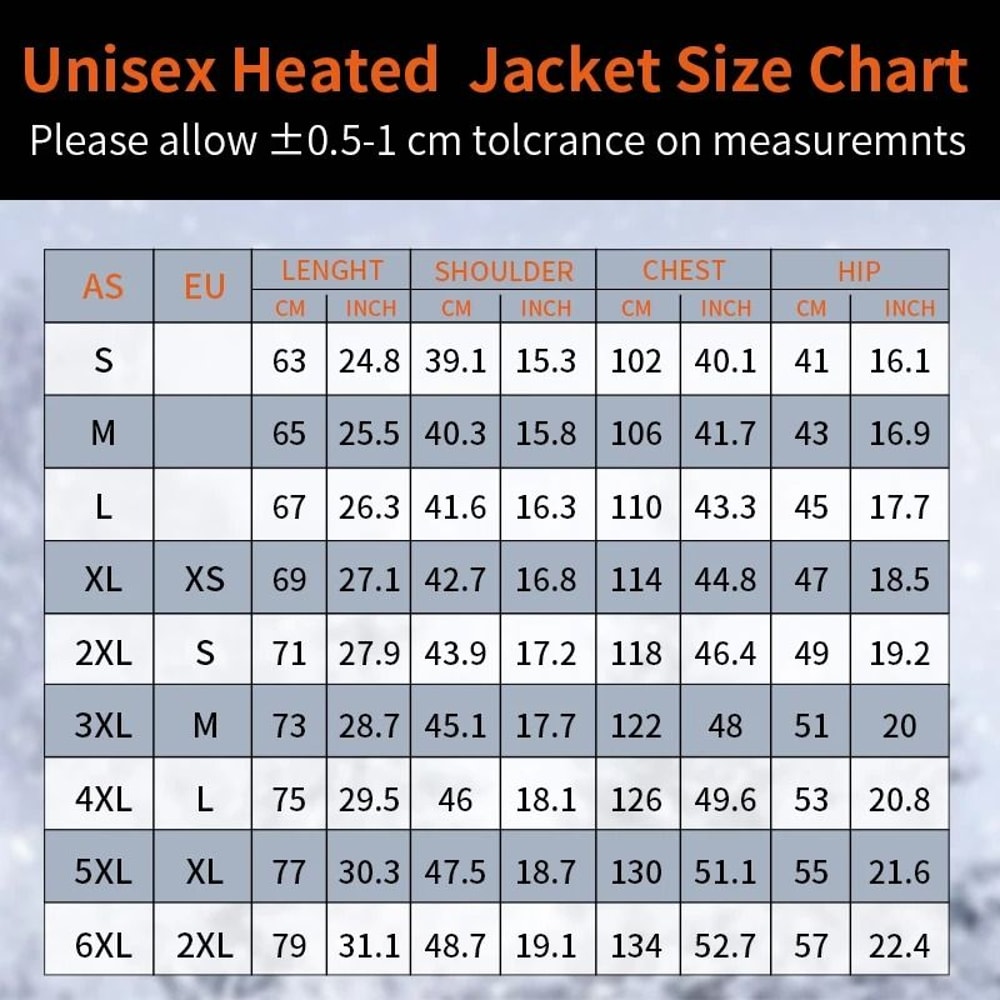 TODWARM Heated Vest Thermal Winter Jacket For Men And Women 7