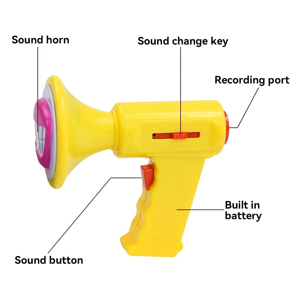 Kids Voice Changer Toy With 6 Sound Effects Handheld Role Play Speaker 7