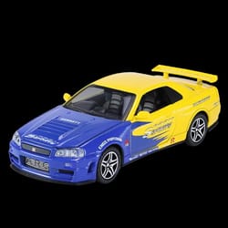 1 32 nissan gtr r34 skyline diecast alloy model car collectible toy