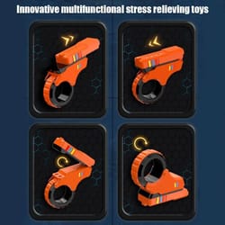 rotary finger slider fidget toy textured stress relief desk toy