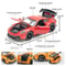 132 GT3 RS Alloy Diecast Sports Car Model With Light And Sound Toy 6
