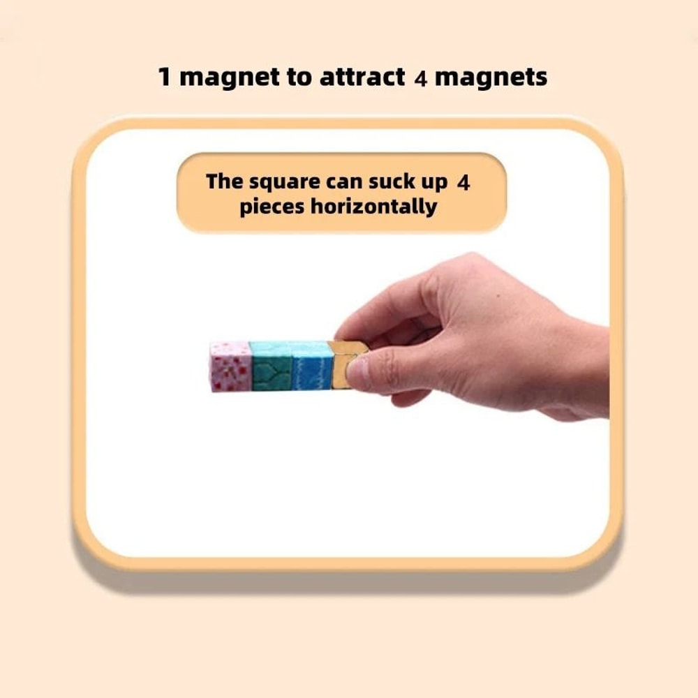 Magnetic Building Blocks Full Set DIY Construction Table Toy For Kids 5