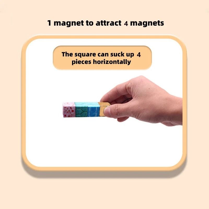 Magnetic Building Blocks Full Set DIY Construction Table Toy For Kids 5