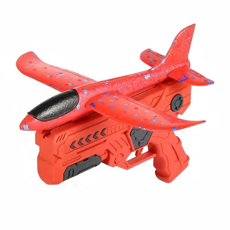 Kids Foam Ejection Aircraft Launcher Toy Outdoor Glider Plane For Children 0