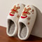 Winter Christmas Slippers For Women Soft Sole Cozy Indoor Home Shoes 4