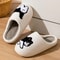 Winter Cute Cat Slippers For Women Warm Soft Sole Indoor Home Shoes 2
