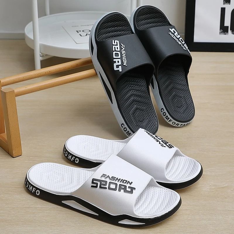 Mens Summer Sport Comfort Slides Thick Sole Breathable Slippers 4