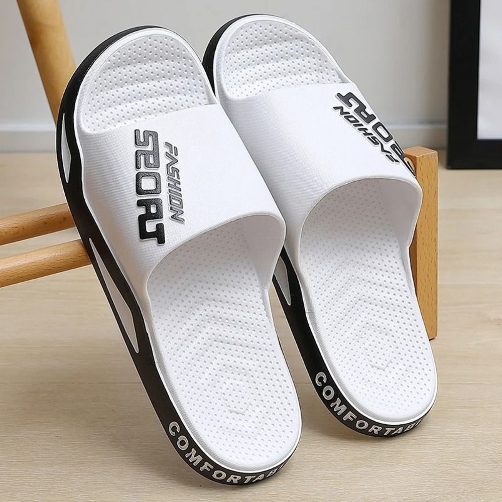 Mens Summer Sport Comfort Slides Thick Sole Breathable Slippers 6