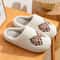 Cute Bow Children Winter Slippers Soft Parent Child House Shoes 5