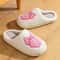 Cute Bow Children Winter Slippers Soft Parent Child House Shoes 8