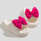 Womens Cute Bow Summer Slides Thick Sole Non Slip Comfort Slippers 5