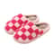 Womens Fuzzy Checker Winter Slippers Cozy Fluffy House Shoes 0