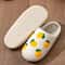 Cute Lemon Children Winter Slippers Soft Parent Child House Shoes 0