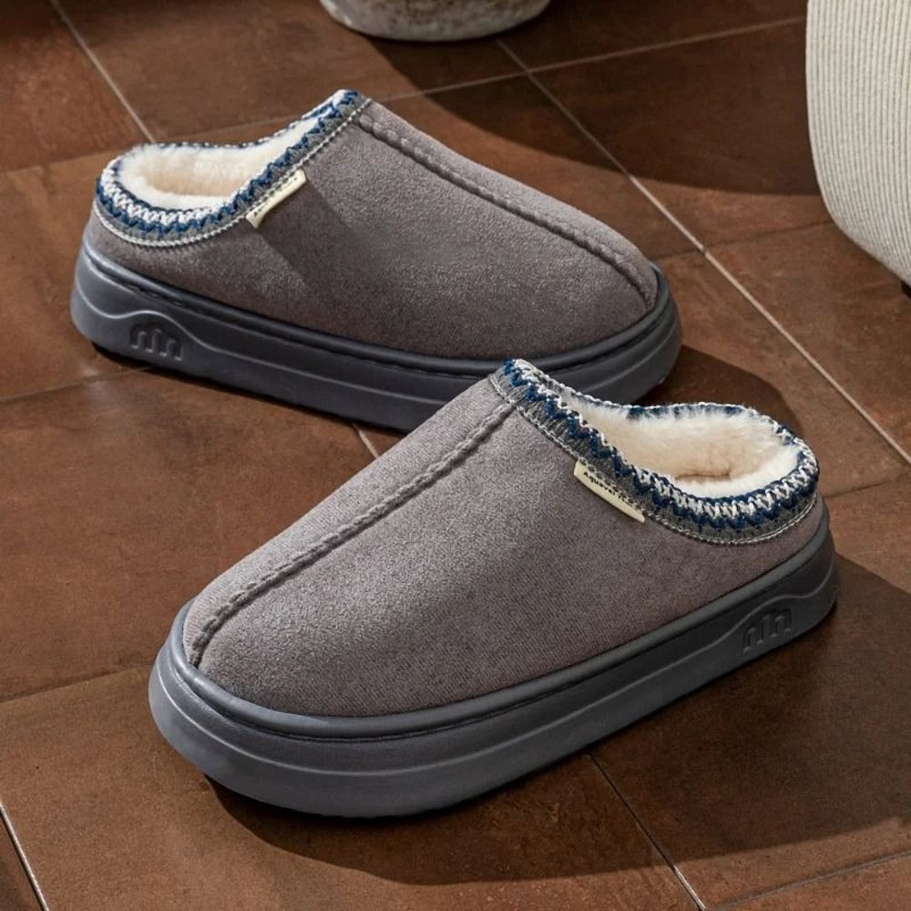 Women Winter Slipper Boots Warm Non Slip Thick Sole Indoor Outdoor Shoes 1