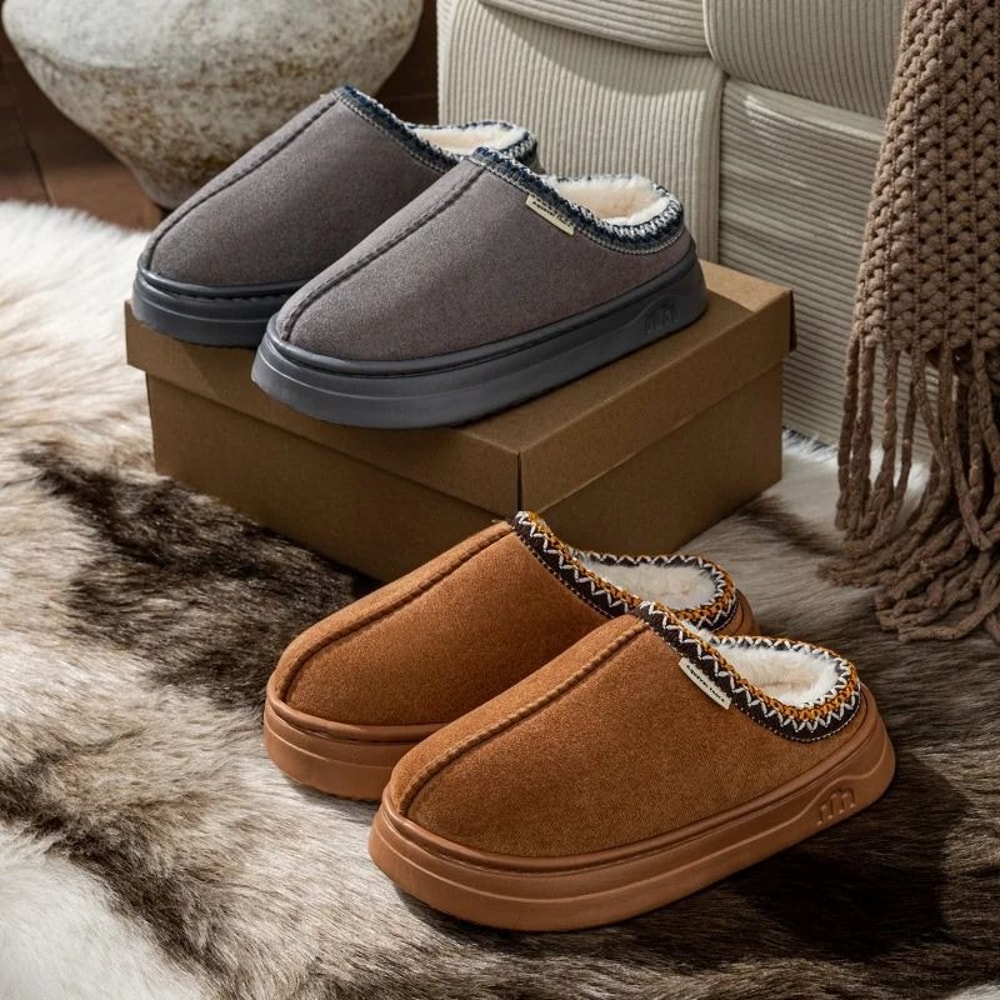 Women Winter Slipper Boots Warm Non Slip Thick Sole Indoor Outdoor Shoes 4