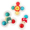 3 Piece Suction Cup Spinning Animal Toys For Kids Sensory Play Set 0