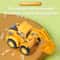 Kids Construction Vehicle Press And Slide Toy Excavator Bulldozer Set 8