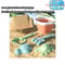 Kids Beach Sand And Water Play Set Folding Bucket Summer Toys 0