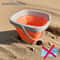 Kids Beach Sand And Water Play Set Folding Bucket Summer Toys 3