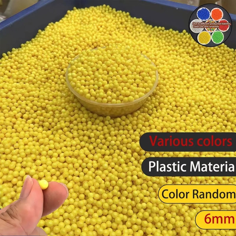 6mm Plastic BB Balls Toy Gun Ammo Paintball Replacement Pack 0