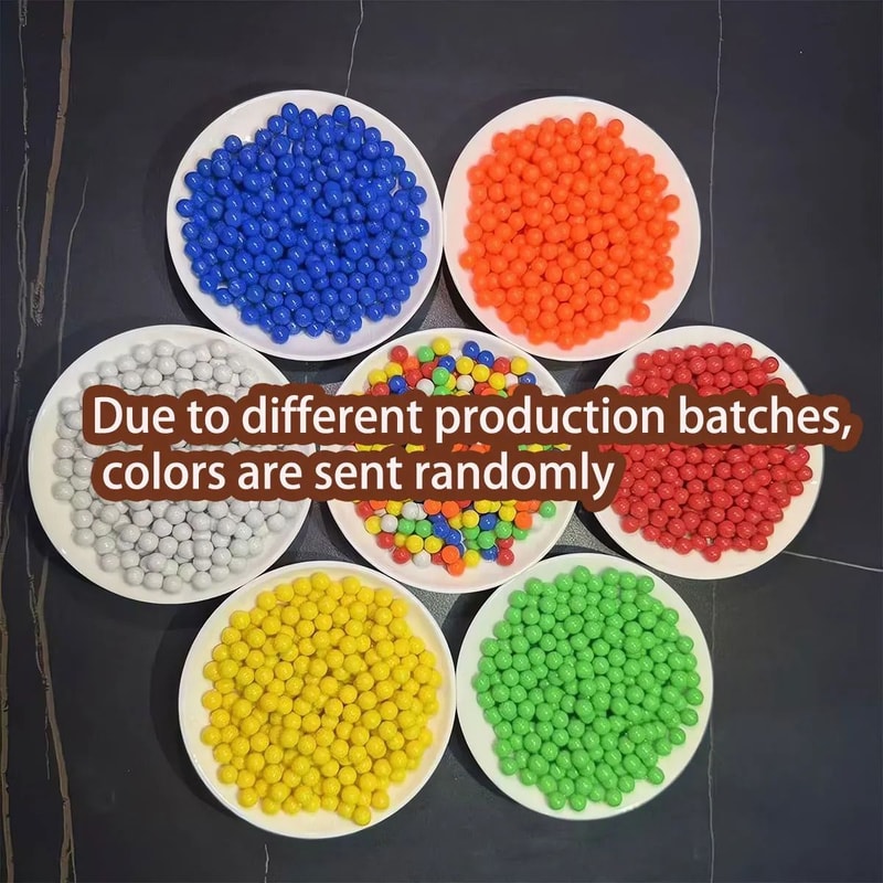 6mm Plastic BB Balls Toy Gun Ammo Paintball Replacement Pack 10