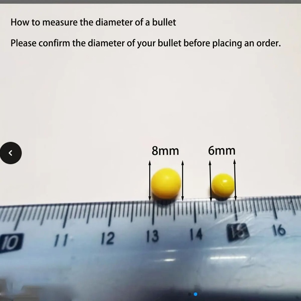 6mm Plastic BB Balls Toy Gun Ammo Paintball Replacement Pack 7