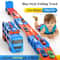 Large Car Transporter Truck Folding Racing Track Toy For Kids 9