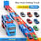Large Car Transporter Truck Folding Racing Track Toy For Kids 1