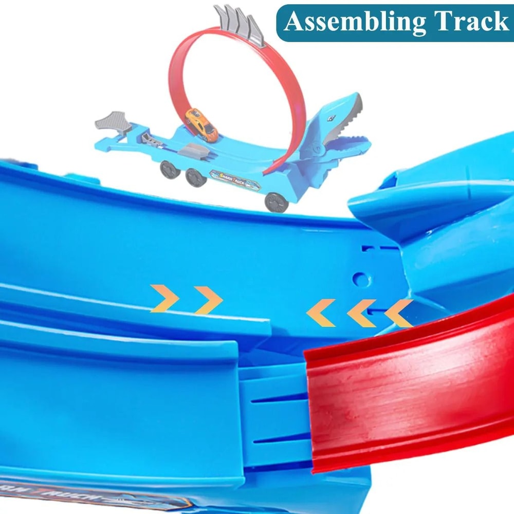Dinosaur Track Car Sliding Railway DIY Assembly Toy For Kids 4