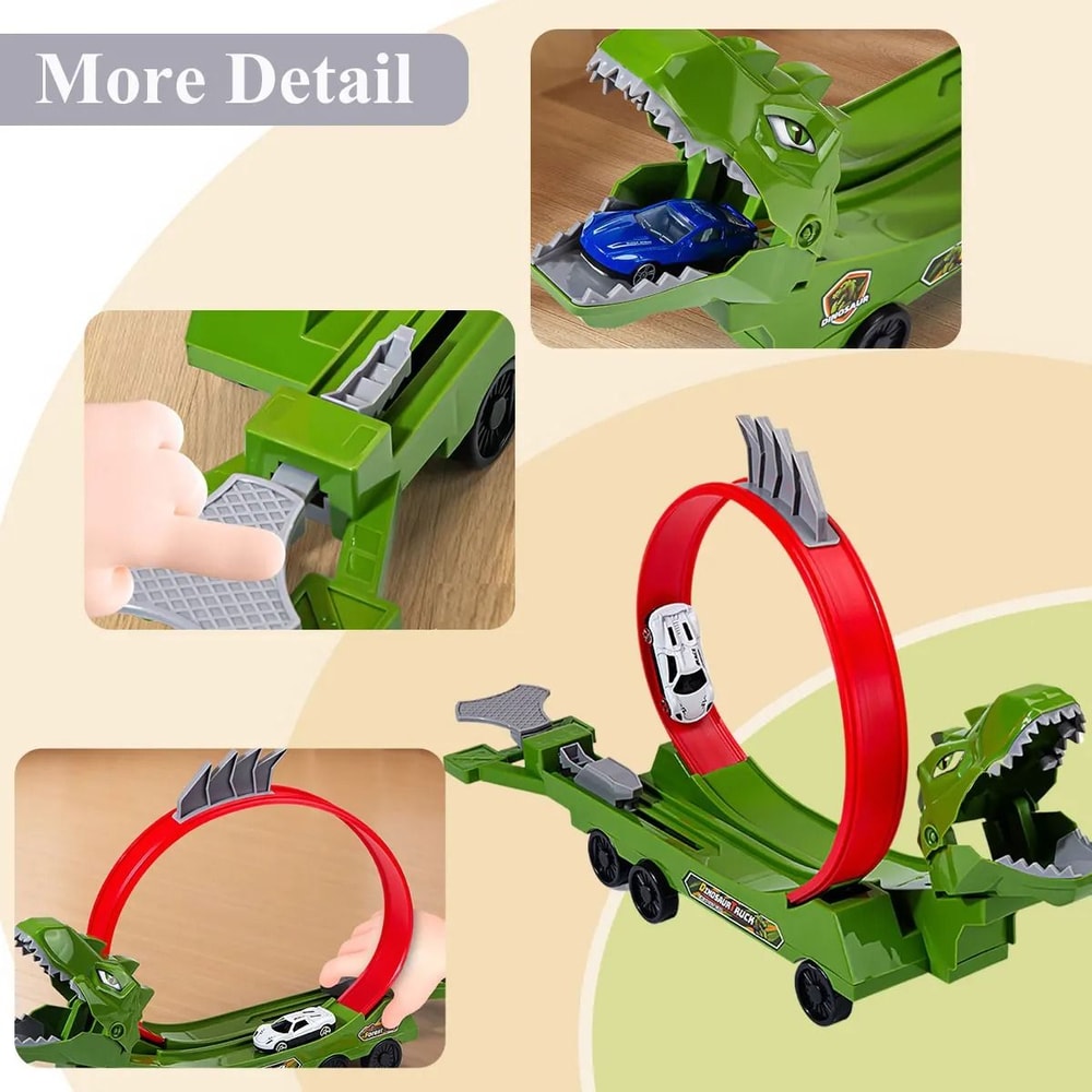 Dinosaur Track Car Sliding Railway DIY Assembly Toy For Kids 5