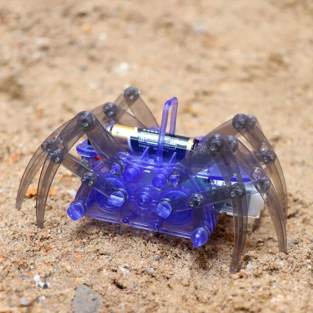 Kids Electric Robot Spider DIY STEM Assembly Toy 2