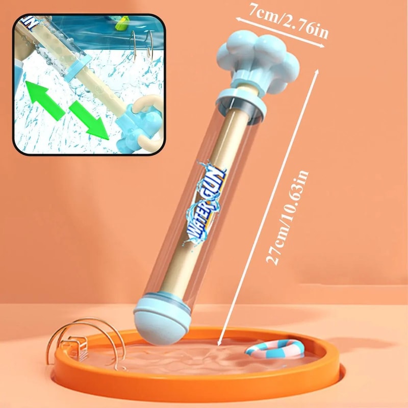 Fireworks Spray Pull Back Water Gun Outdoor Splash Toy For Kids 12