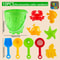 Kids Beach Sand And Water Play Toy Set Bucket Shovel Tools 2