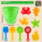 Kids Beach Sand And Water Play Toy Set Bucket Shovel Tools 6