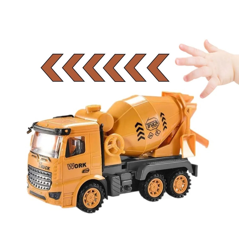 Kids Inertial Engineering Vehicle Toy Construction Truck Model 4