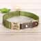 Custom Engraved PU Leather Dog Collar Adjustable ID Buckle 1