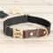 Custom Engraved PU Leather Dog Collar Adjustable ID Buckle 8
