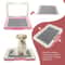 Portable Indoor Dog Training Toilet Pet Potty Pad Holder Tray 1