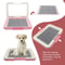 Portable Indoor Dog Training Toilet Pet Potty Pad Holder Tray 1