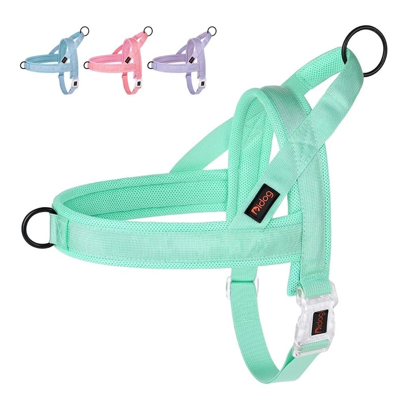 Soft No Pull Dog Harness Adjustable Padded Nylon Pet Vest 9