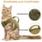 Nylon Tactical Cat Harness Vest With Handle And Stickers 4